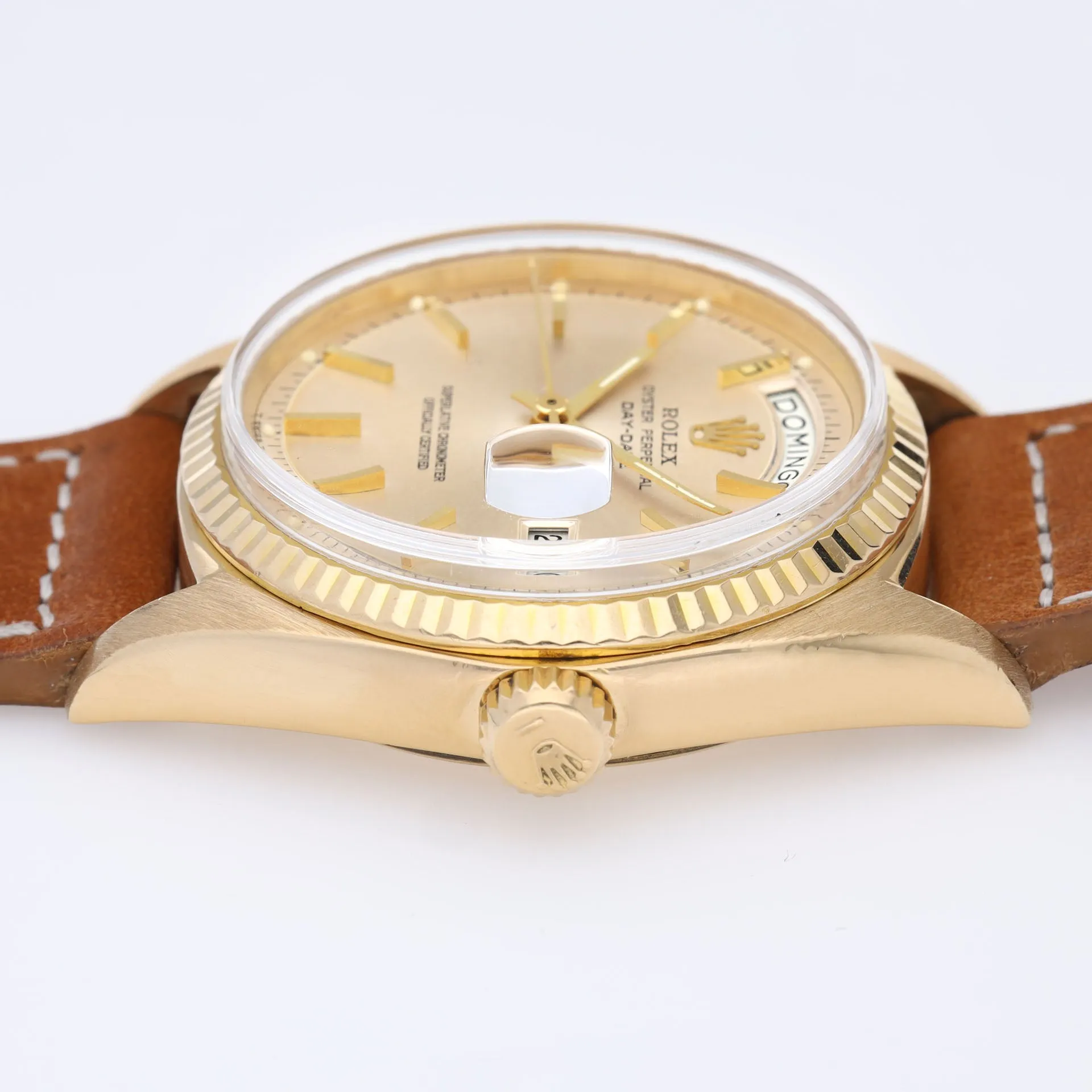 Rolex Day-Date 1803 Yellow Gold Cream Soleil Dial