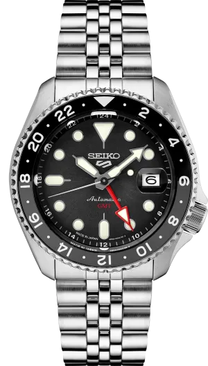 Seiko 5 Sports SKX Sports Style GMT Series Black dial