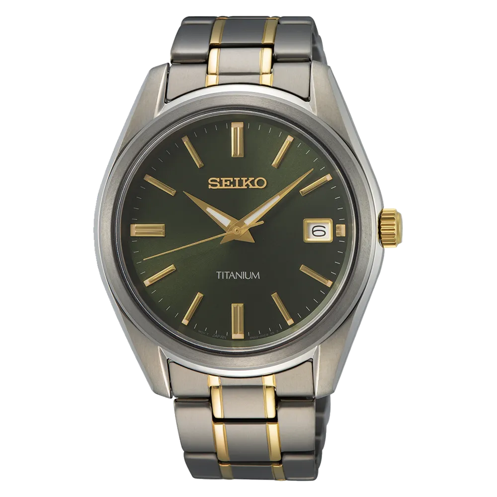 Seiko Essentials Green Men's Watch SUR377