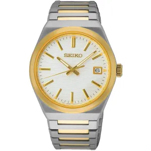 Seiko Men's Classic White Dial Watch - SUR558P1