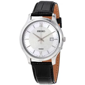 Seiko Neo Classic Quartz Silver Dial Men's Watch SUR297P1