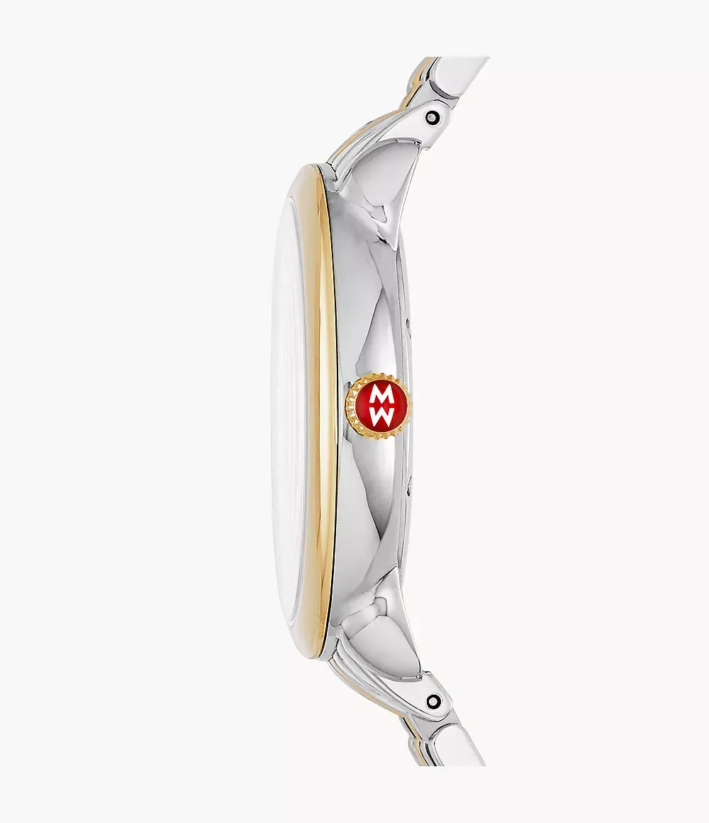 Serein Mid Two-Tone 18K Gold Diamond Dial Watch