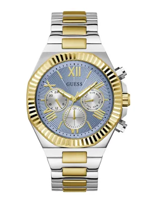 Silver and Gold Equity Blue Link Watch