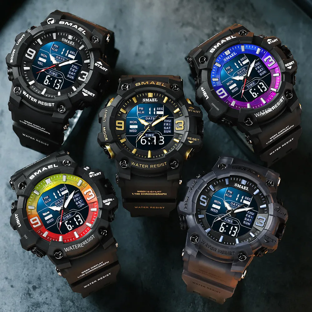 SMAEL Water Resistant Men's Sport Smart Watch