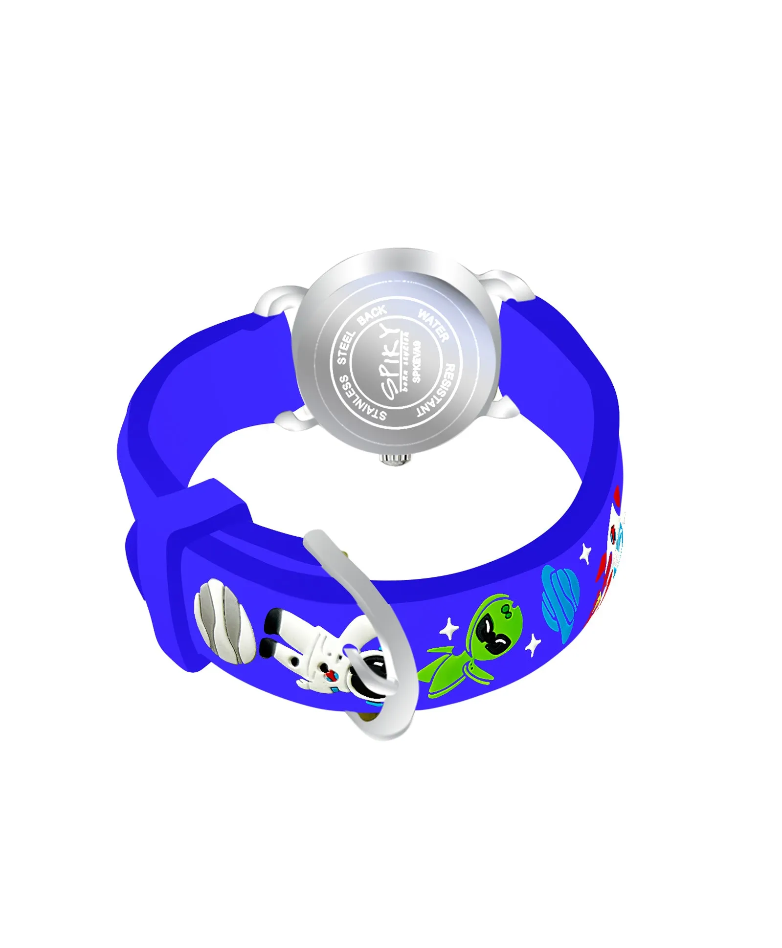 Spiky Round Unicorn Strap Analog Watch - Blue