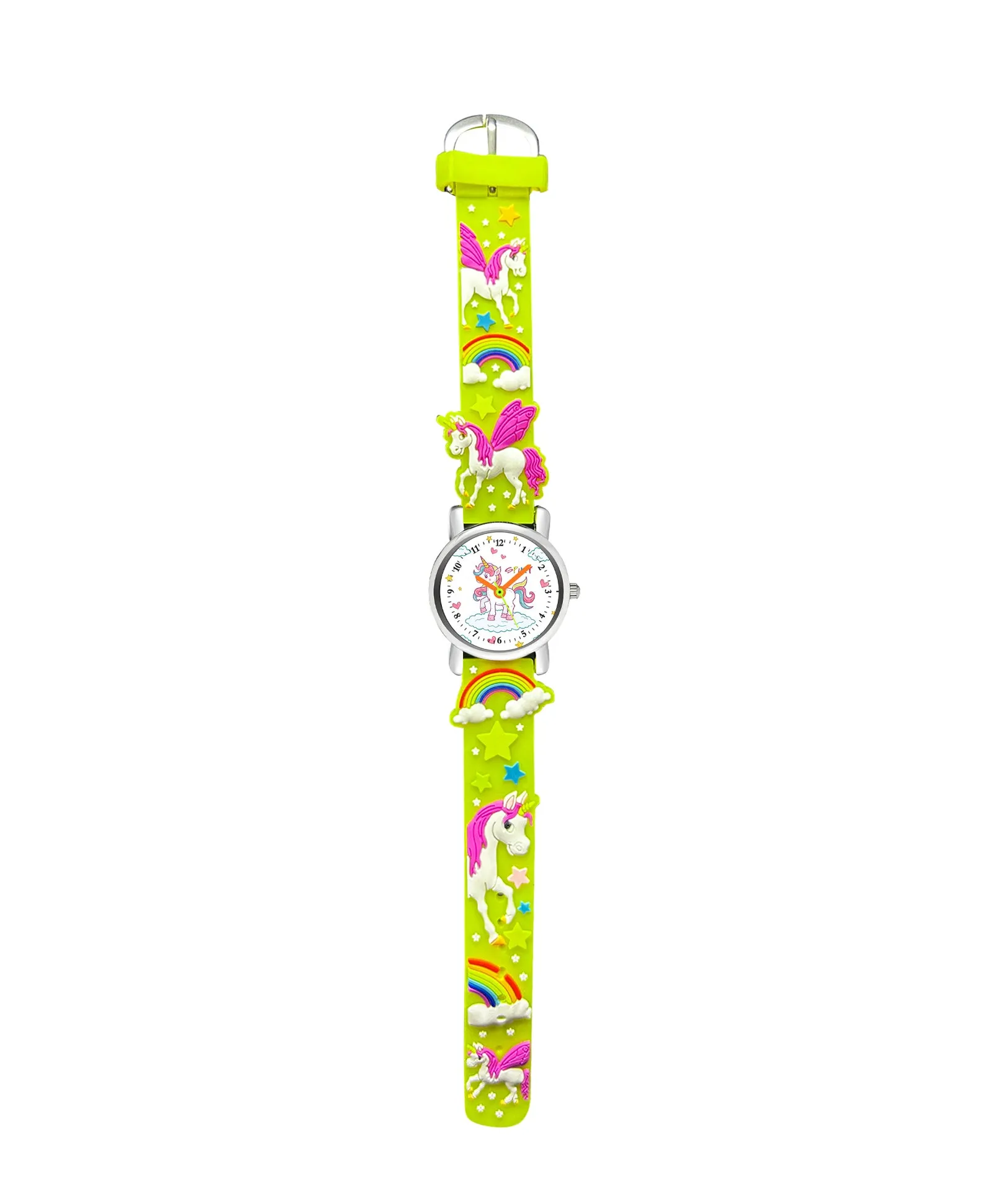 Spiky Round Unicorn Strap Analog Watch - Blue
