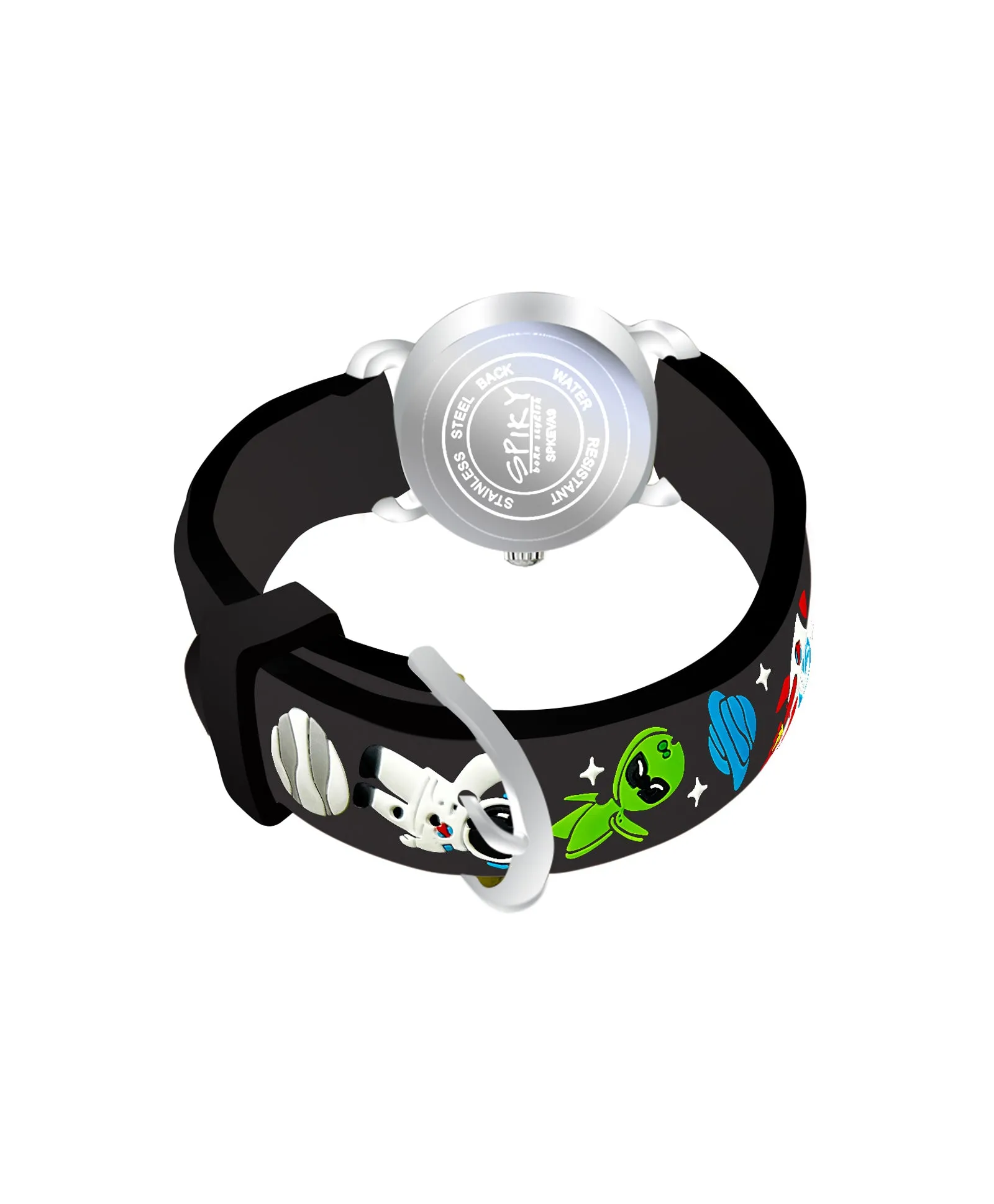 Spiky Round Unicorn Strap Analog Watch - Blue