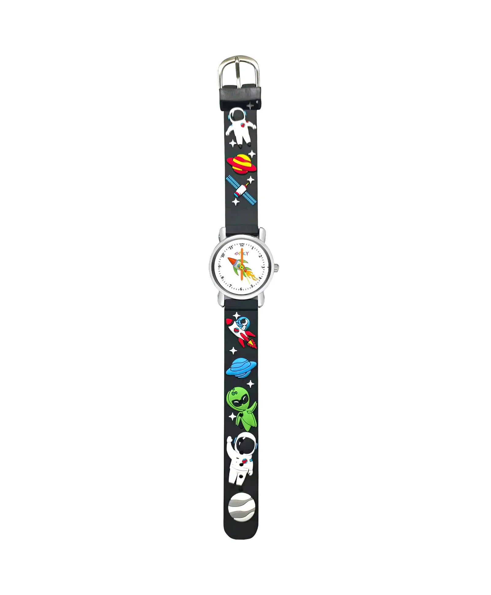 Spiky Round Unicorn Strap Analog Watch - Blue