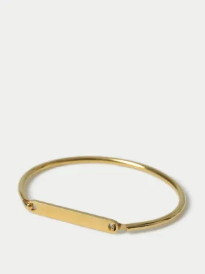 Stainless steel bar bangle