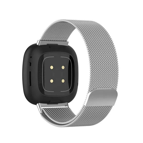 Stainless Steel Mesh Band for Fitbit Versa 3 & Fitbit Sense