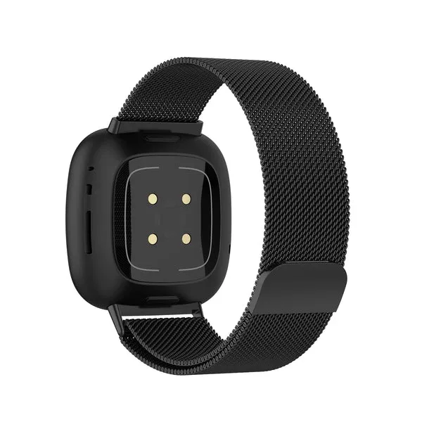Stainless Steel Mesh Band for Fitbit Versa 3 & Fitbit Sense
