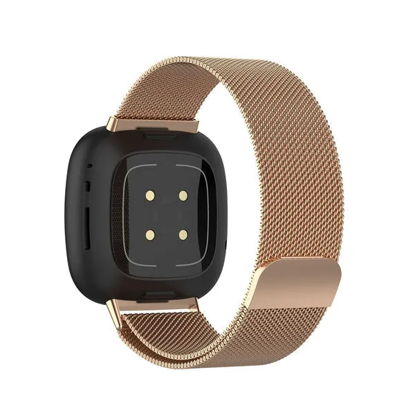 Stainless Steel Mesh Band for Fitbit Versa 3 & Fitbit Sense
