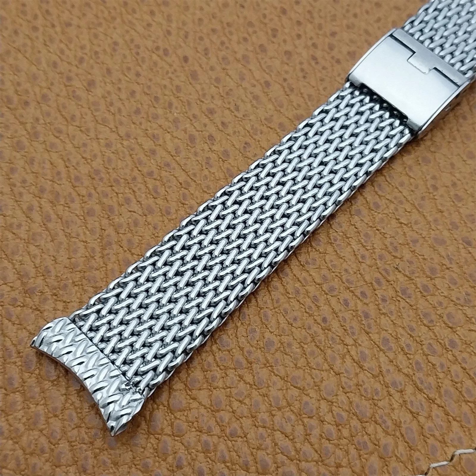 Stainless Steel Mesh Hadley 18mm 19mm Unused Classic 1960s Vintage Watch Band