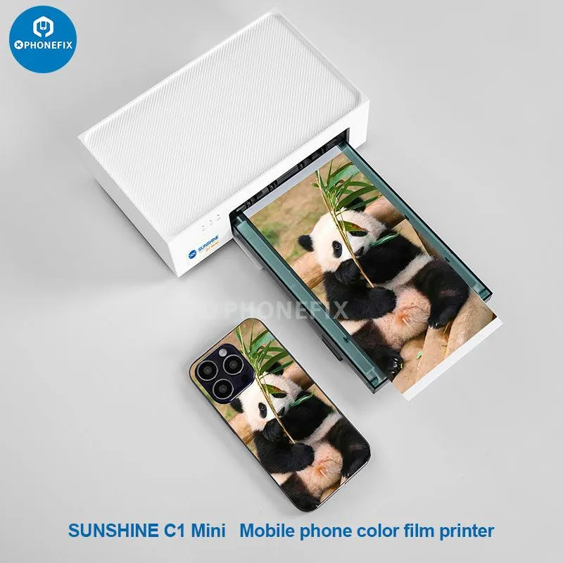 Sunshine C1 Mini 7.5-Inch HD Colorful Phone Back Cover Film Printer