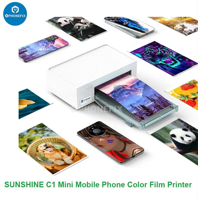 Sunshine C1 Mini 7.5-Inch HD Colorful Phone Back Cover Film Printer