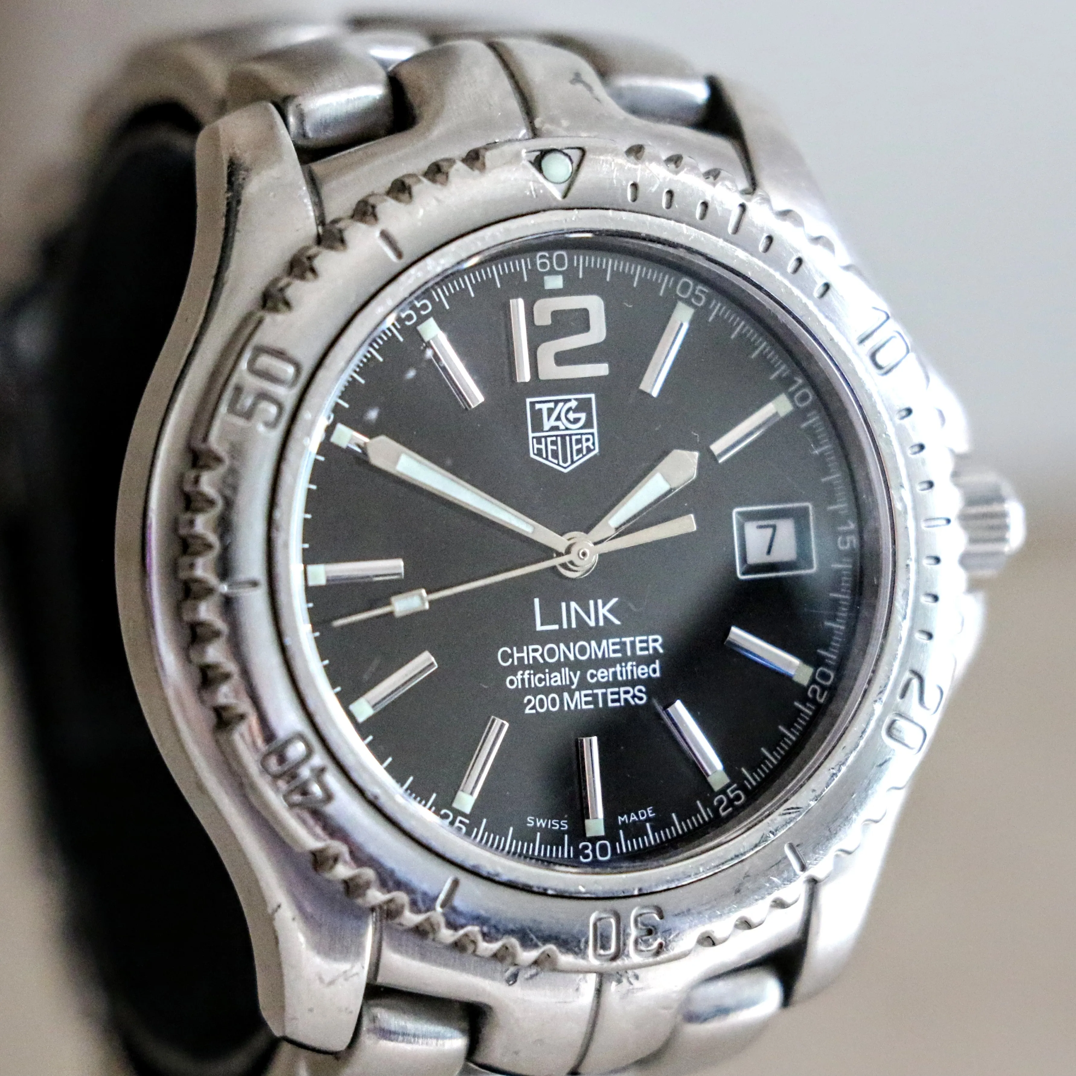 TAG HEUER Link Wristwatch Chronometer Officially Certified WT5110-0 Automatic Watch