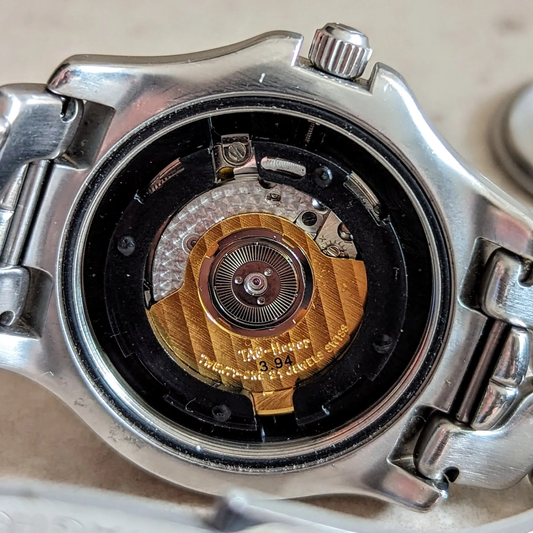 TAG HEUER Link Wristwatch Chronometer Officially Certified WT5110-0 Automatic Watch