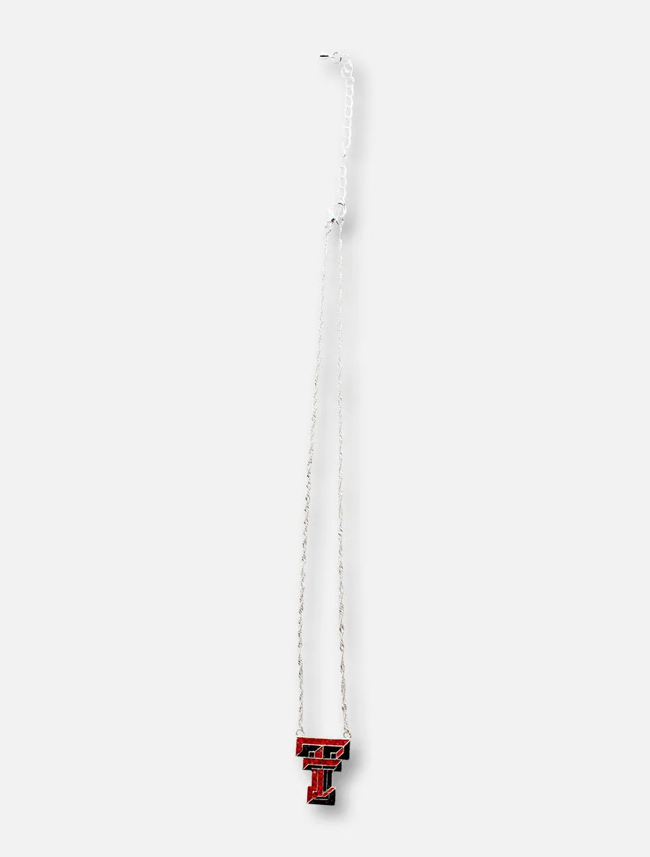 Texas Tech Red Raiders Double T Crystal Necklace