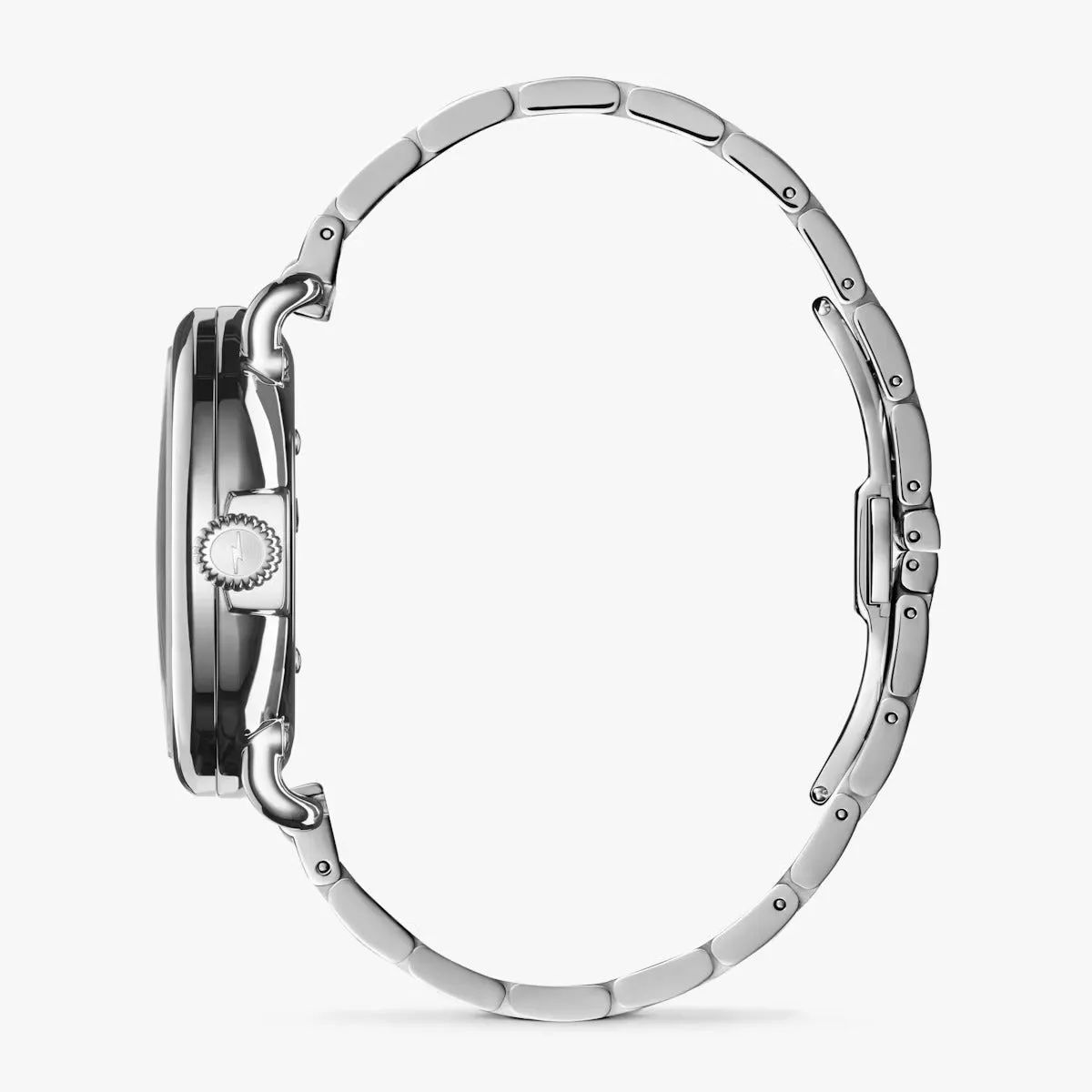 The Runwell Watch - 41mm White / Stainless Steel Bracelet