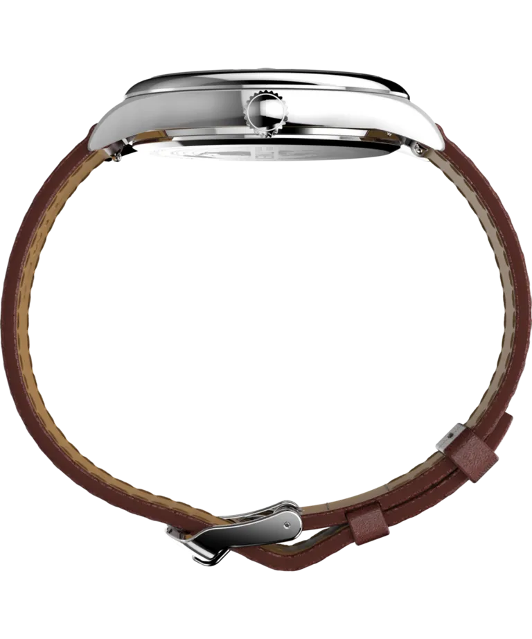 Timex Legacy 41mm Leather Strap Watch - Brown