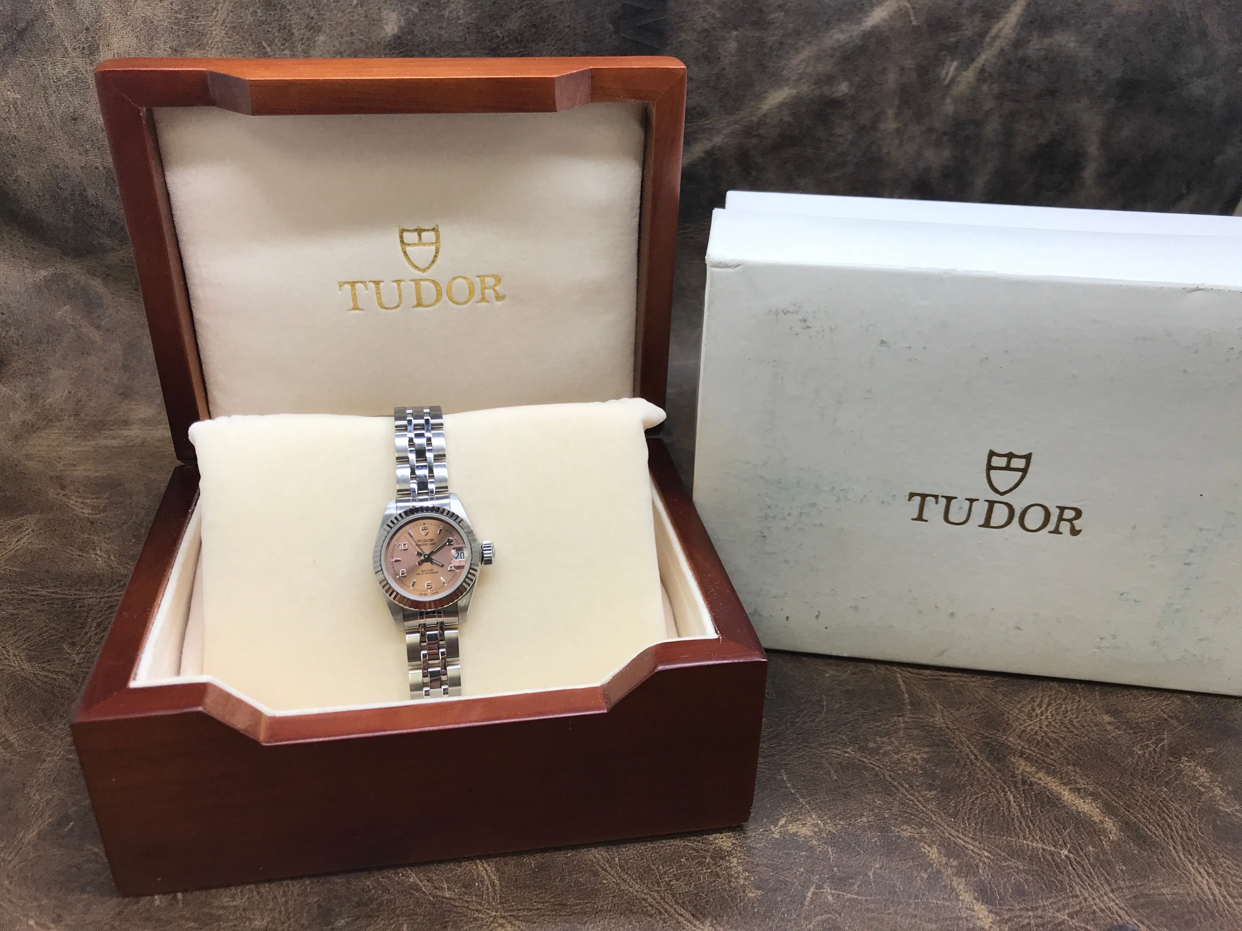 Tudor Princess Date 92514 Pink Dial Automatic Women's Watch