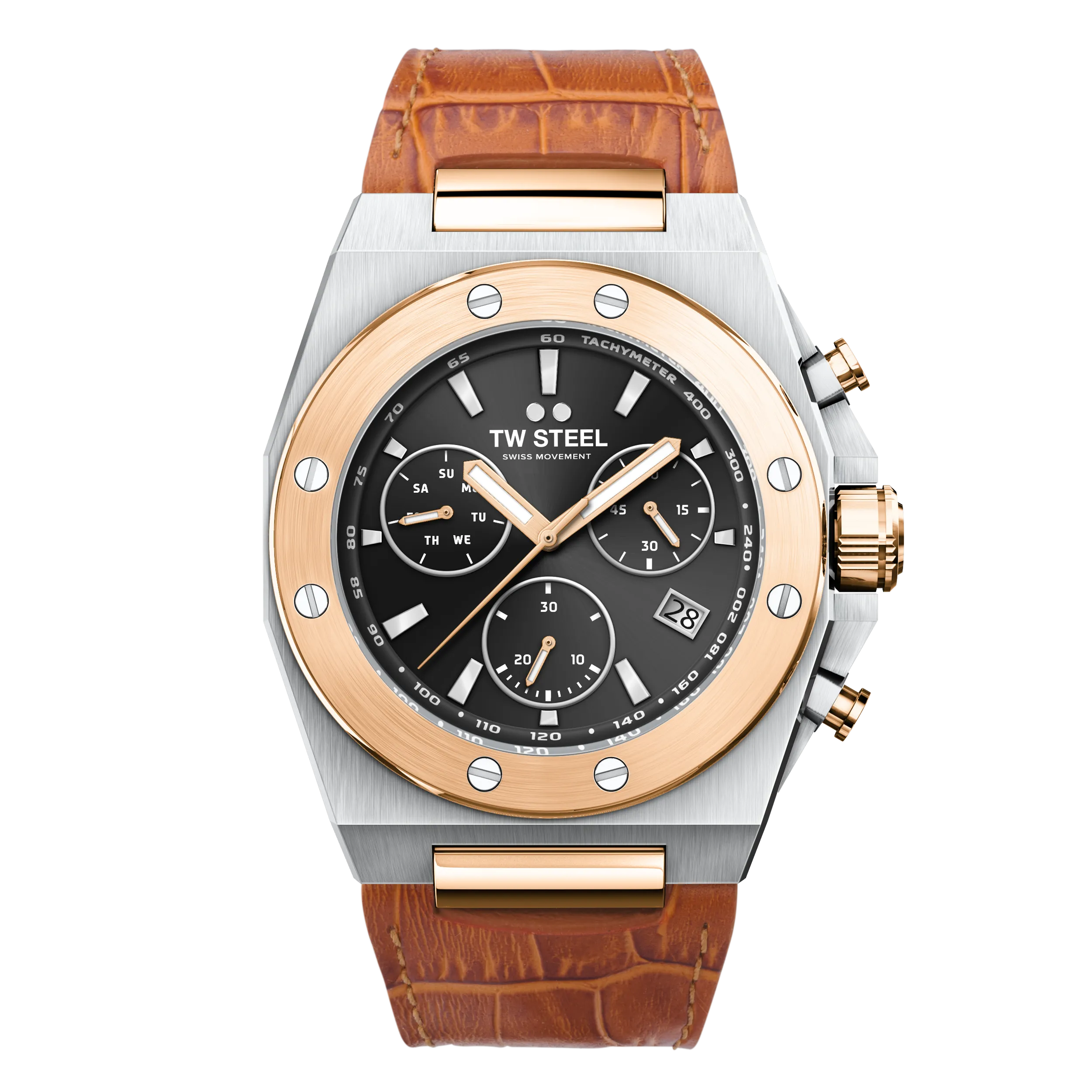 TW Steel Watch CEO Tech RG Steel Rose Gold CE4087