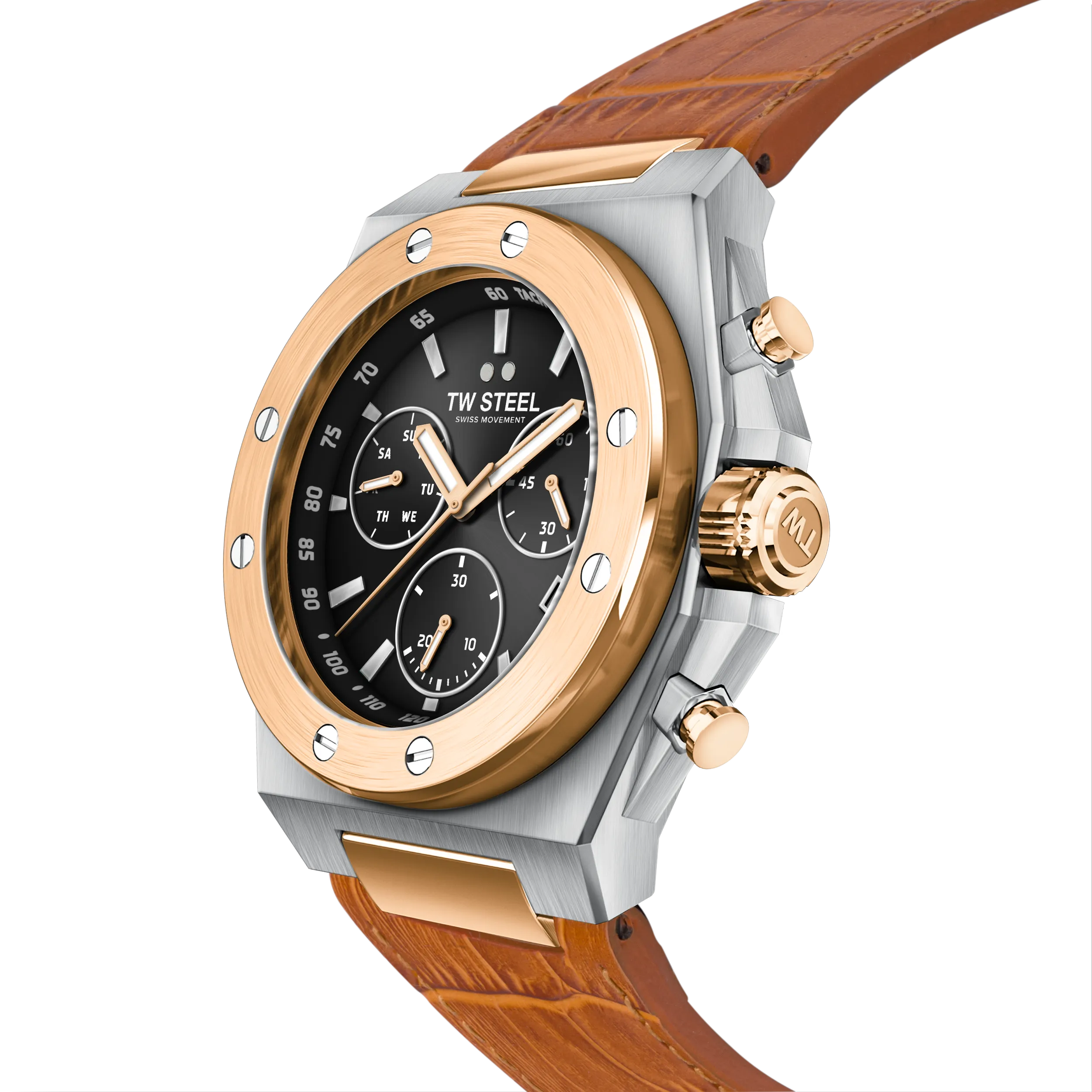 TW Steel Watch CEO Tech RG Steel Rose Gold CE4087