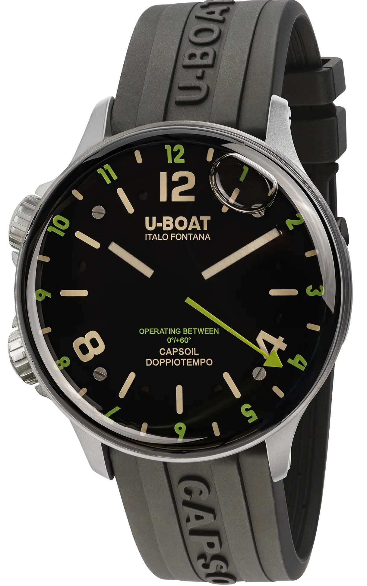 UB Watch Capsoil Doppiotempo 45 SS Green IndICs