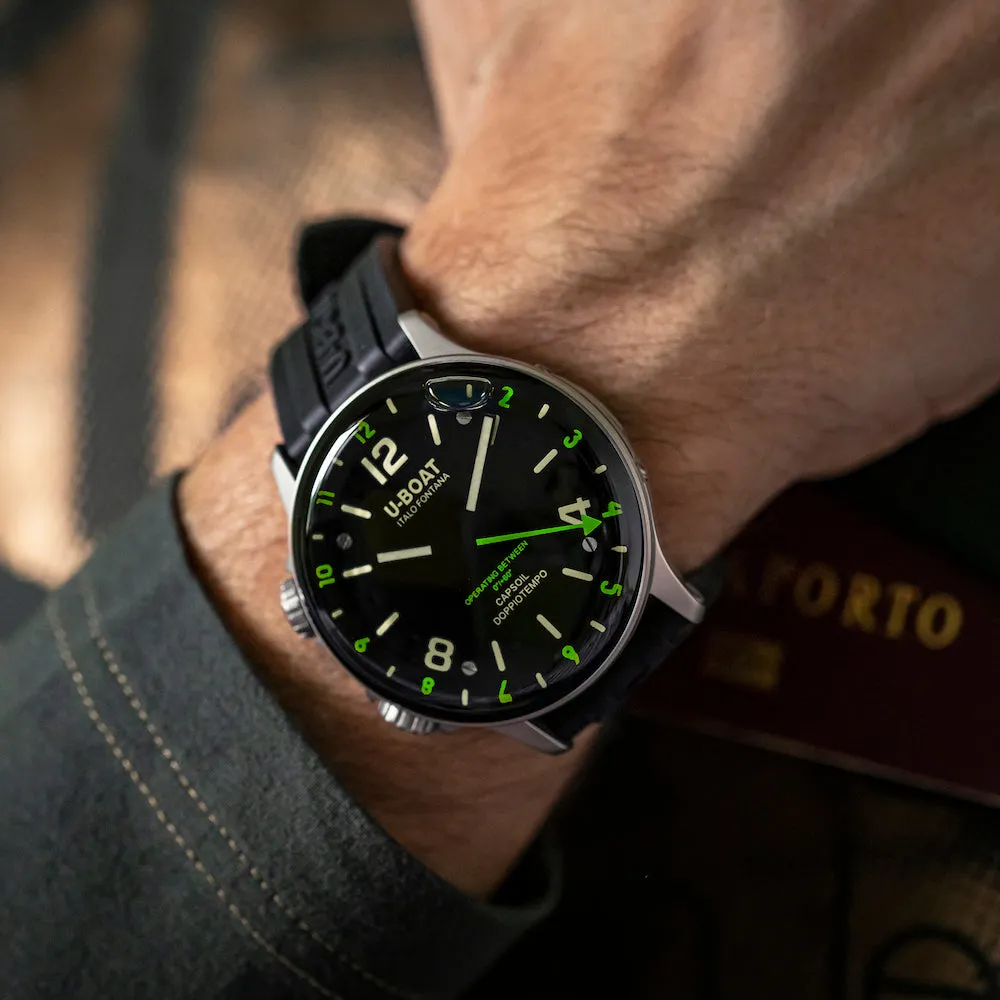 UB Watch Capsoil Doppiotempo 45 SS Green IndICs