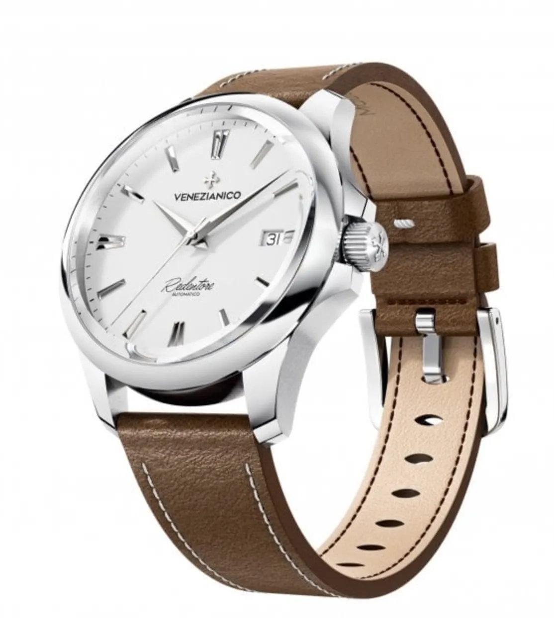 Venezianico Automatic Watch Brown Leather Redentore 40 1221505