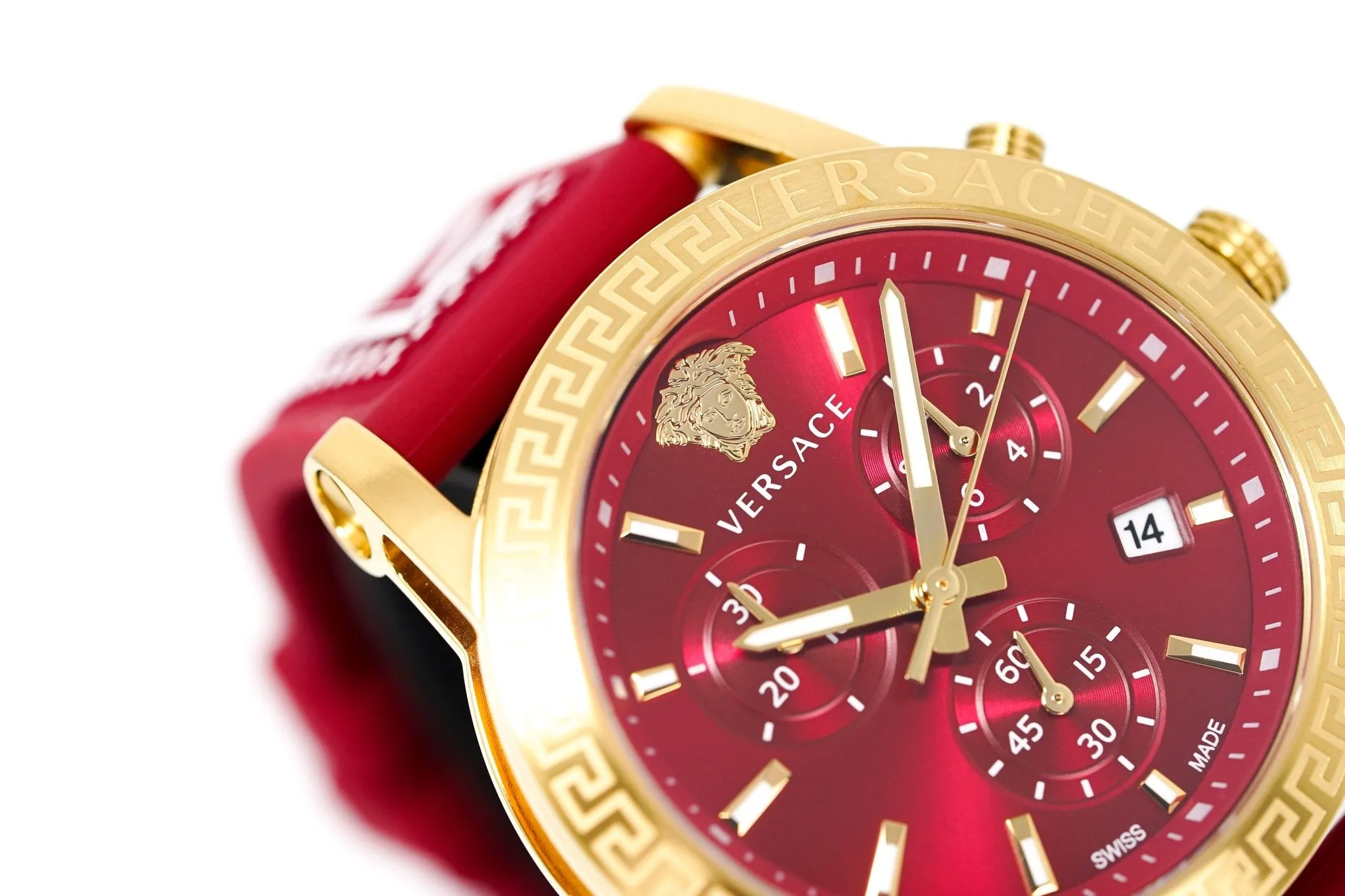 Versace Ladies Watch Sport Tech 40mm Red Gold VEKB00322