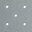 Vintage Style Perforated Rubber Watch Strap - Grey