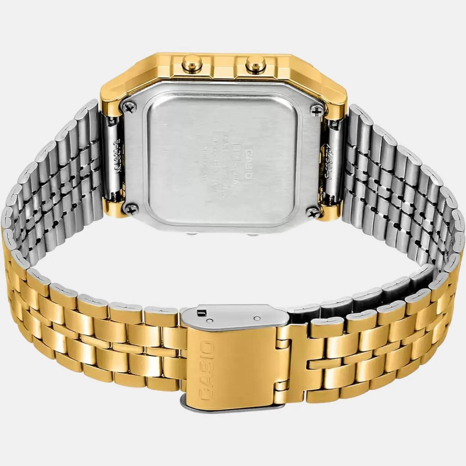 Vintage Unisex Digital Stainless Steel Watch D134 - A500WGA-9DF