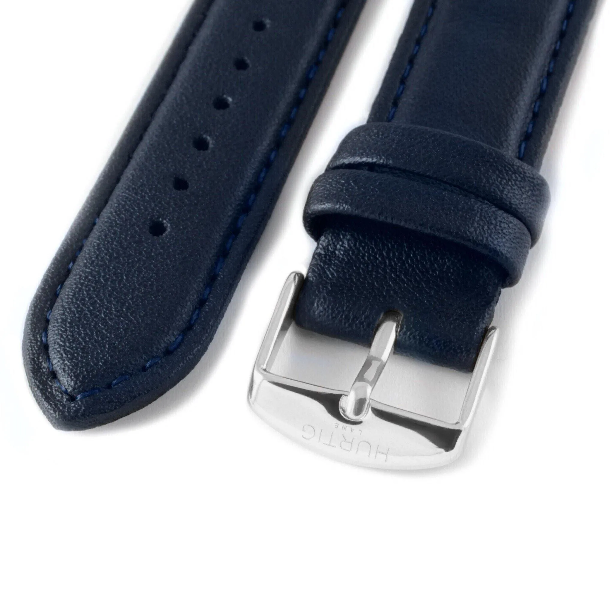 Watch Strap- Midnight Blue & Silver