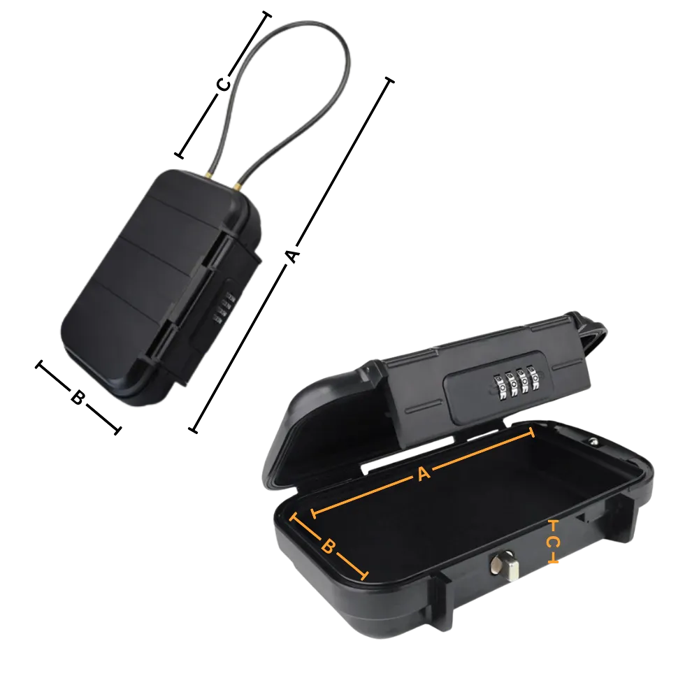 Waterproof Small Lockable Storage Box