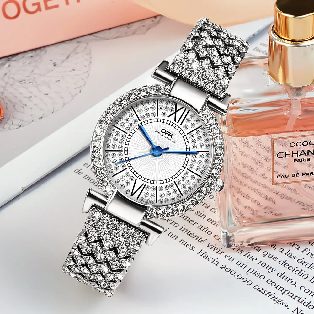 Women's elegant diamond quartz watch W06OPK88618-SR