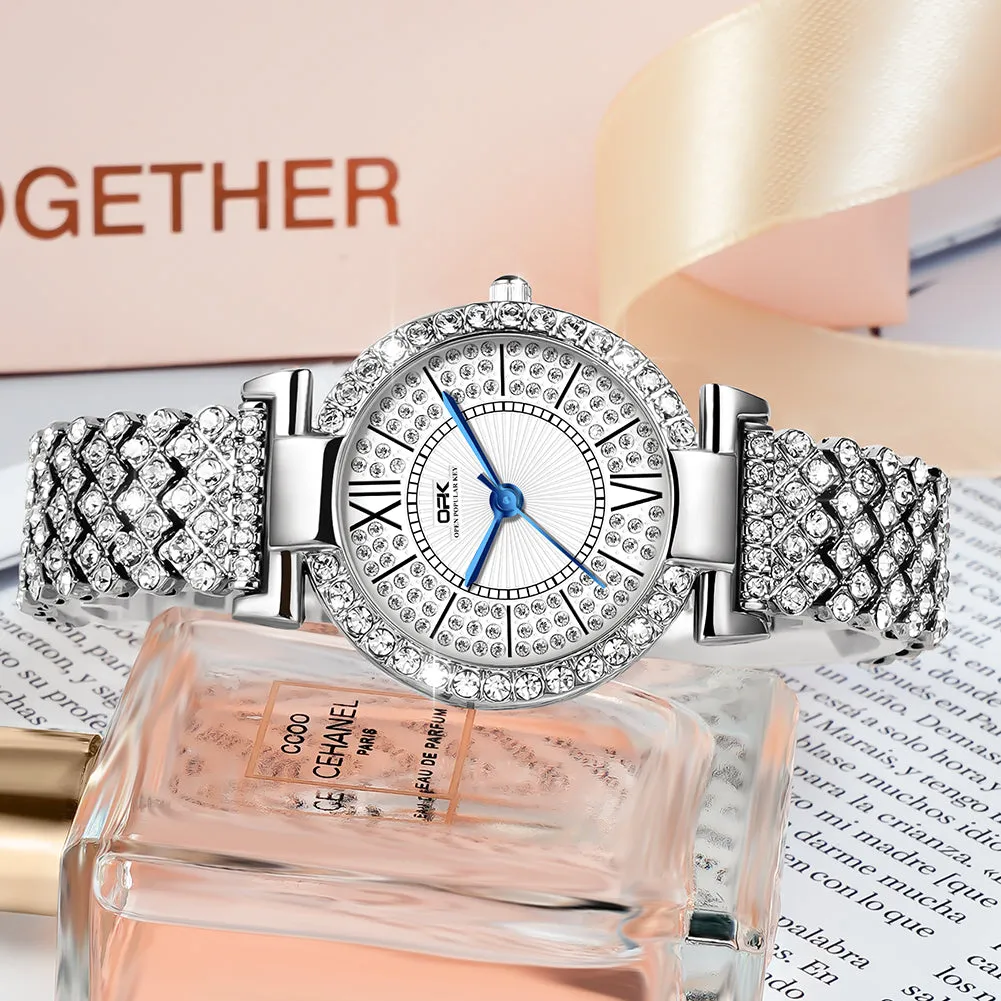 Women's elegant diamond quartz watch W06OPK88618-SR