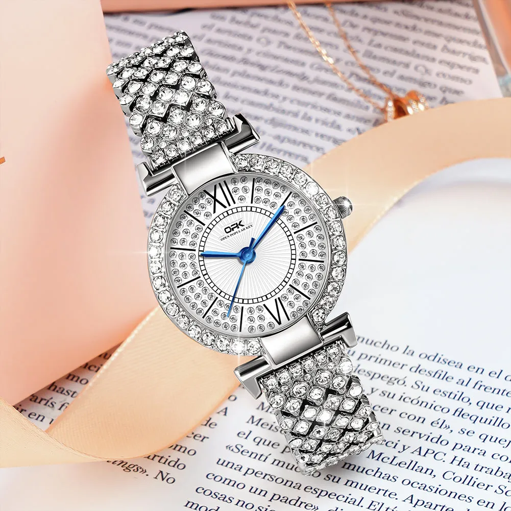 Women's elegant diamond quartz watch W06OPK88618-SR