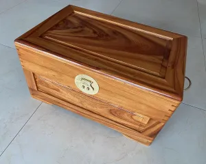 Wooden Storage Box -Sturdy Wood Box for office or home - Chic Memory Keepsake Box - Versatile Decorative Box - Gift Ready Stash Boxes