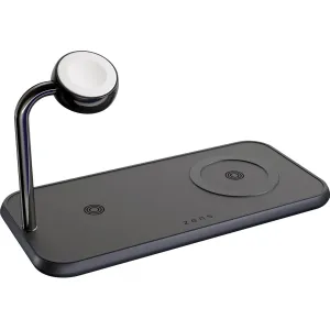 Zens Dual   Watch Aluminium Magnetic Qi2 Wireless Charger (Black)